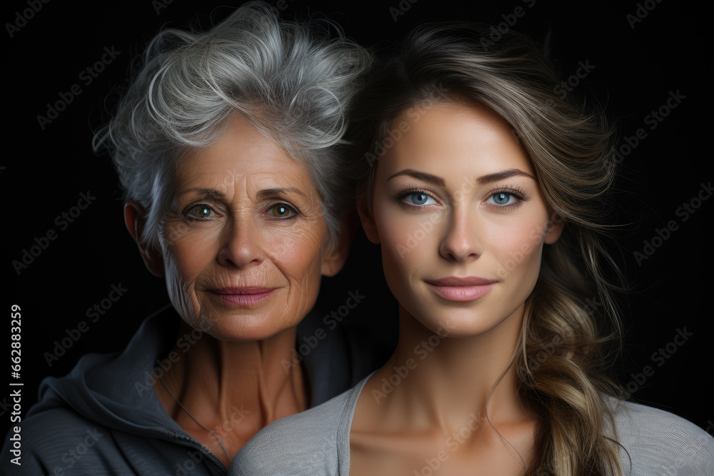 Poster development of anti-aging technologies, extending human lifespans. generative ai.