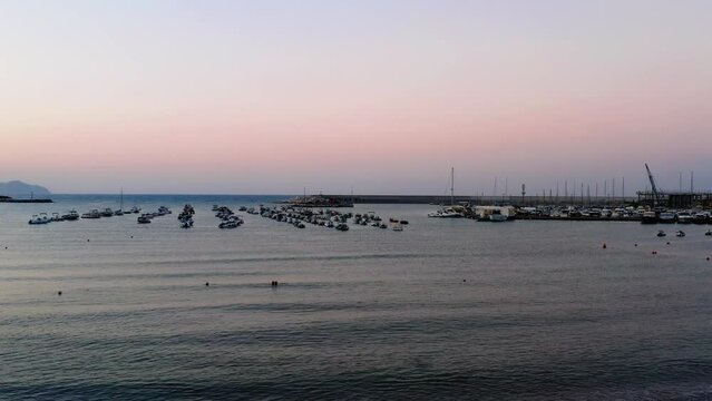 Sunrise at Rapallo, Genoa Liguria Province Italy