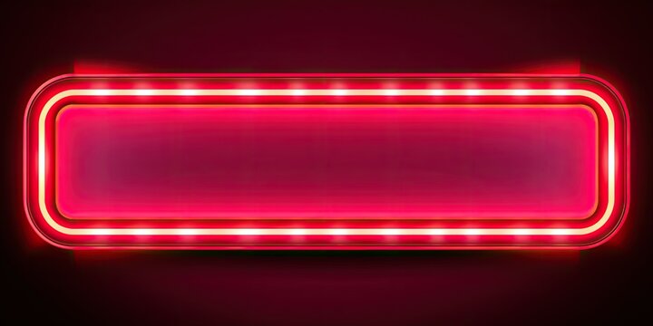 red neon light sign background Generative AI
