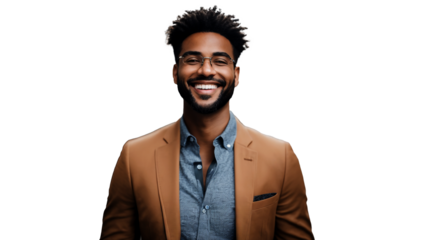 Businessman Isolated on Trans[parent Background 