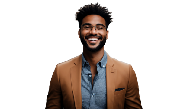 Businessman Isolated on Trans[parent Background 