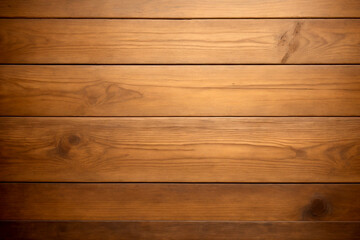 wooden texture background with horizontal strips, light brown color and even lighting.