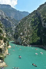 Landscape in France, lake