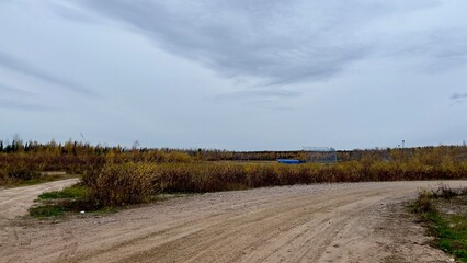 Vast Field in Fall