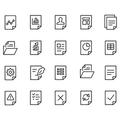 Document Icons vector design - obrazy, fototapety, plakaty