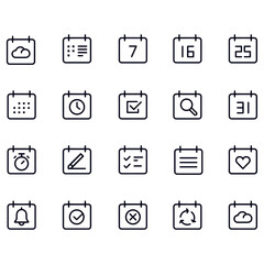 Calendar Icons, time, calendar vector design