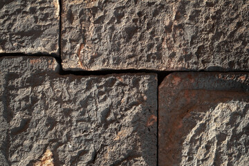 Stone background. Old wall.