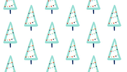 Seamless Christmas or New Year pattern, gift wrapping. Vector illustration