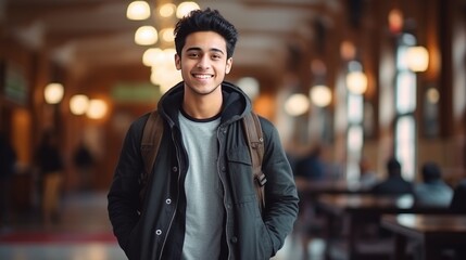 Young Indian student - obrazy, fototapety, plakaty