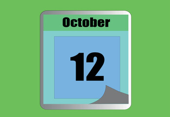 days of the month of october