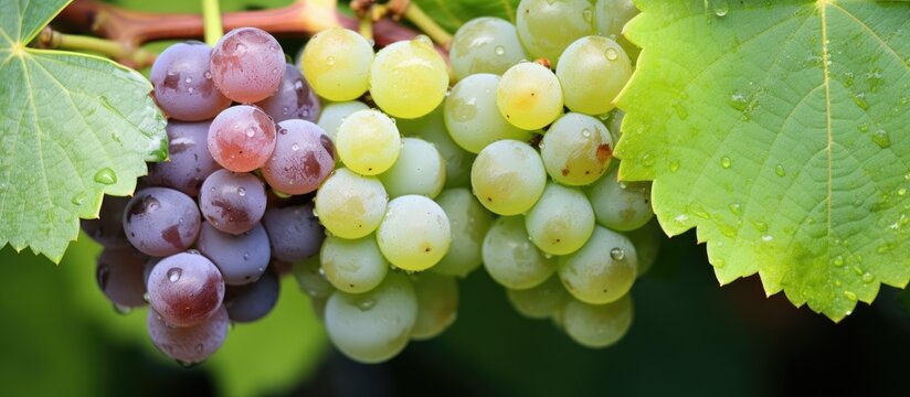 Grape diseases Oidium and Powdery mildew Control of plant diseases Fungal disease Uncinula necator and Erysiphe necator With copyspace for text