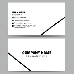 Modern black and White business car design, creative and clean business card template, Minimal Business card design. Minimal Business card. Minimal Business card 2023