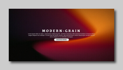 Abstract color gradient modern blurred background and film grain texture template with an elegant