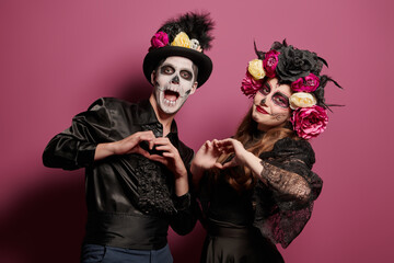 emotional halloween couple