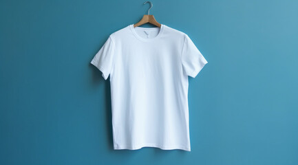 White T-shirt,created with Generative AI technology.