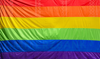rainbow flag background - obrazy, fototapety, plakaty
