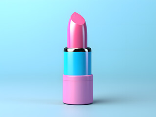 Color lipstick 3d object - obrazy, fototapety, plakaty