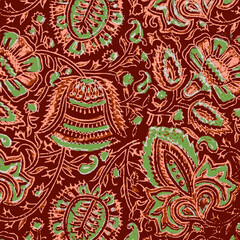 kalamkari, Abstract, shirting design, Ajrakh Pattern, Ikat, block print Pattern, batik print Pattern, Background digital printing textile pattern