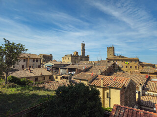 Fototapeta na wymiar Authentic Life in Volterra, the Heartbeat of Tuscany Italy
