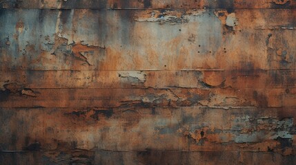 A close-up of a weathered metal surface, showcasing rust and patina, offering a grungy and industrial texture for your creative projects