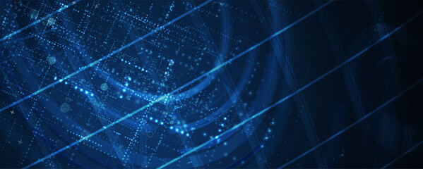 Technology abstract futuristic background for internet business. Big data concept.
