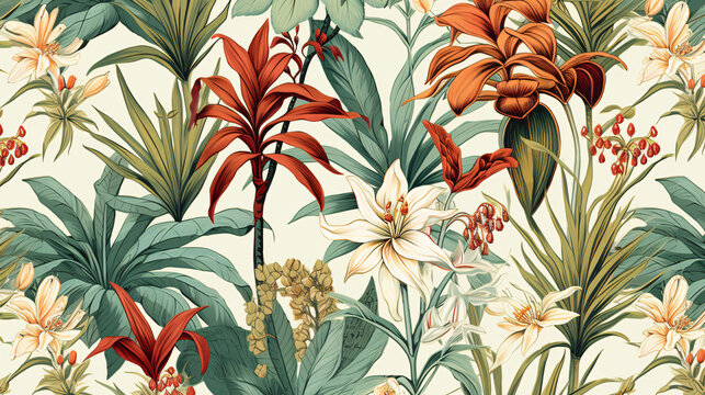 Vintage floral pattern