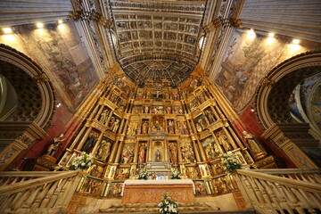 Real Monasterio de San Jerónimo, Granada, Andalucía, España - obrazy, fototapety, plakaty