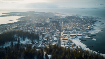 Obraz premium Beautiful Anchorage view