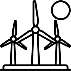 Pictograms of Sustainability and Environmental Awareness