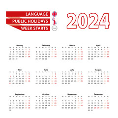 Calendar 2024 in English language with public holidays of the United Kingdom in year 2024.