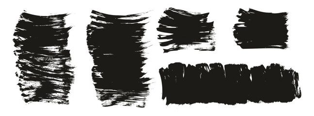 Flat Fan Brush Thick Short Background High Detail Abstract Vector Background MEGA Set 