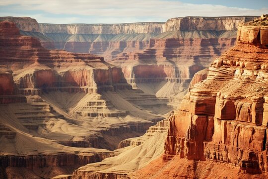 USA Grand Canyon. Generative AI