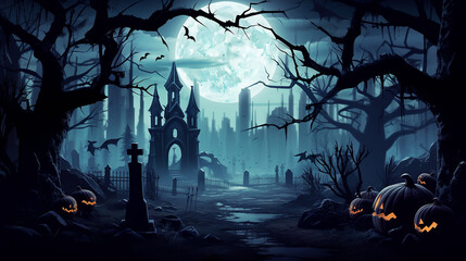 Halloween assombrado fundo horror assustador fantasma noite fundo truque ou tratamento fontes de festa