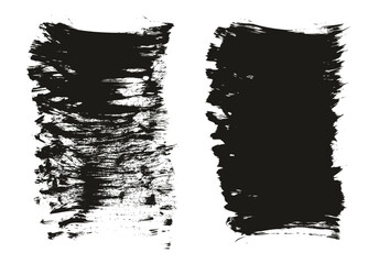 Flat Fan Brush Thick Short Background High Detail Abstract Vector Background Set 