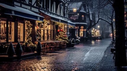 Pre-Christmas Impressions from City Country the Mountains Wallpaper Background Backdrop Cover Digital Art 