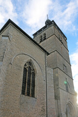 Notre Dame church of the Asuumption in Orgelet , France	