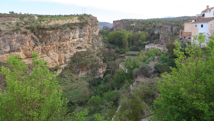 Obraz premium Monumento Natural de los Tajos de Alhama de Granada, Granada, Andalucía, España