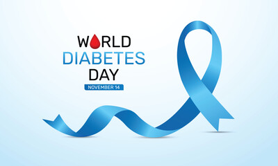 world diabetes day, 14 November world diabetes day, Awareness diabetes day banner