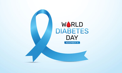 world diabetes day, 14 November world diabetes day, Awareness diabetes day banner