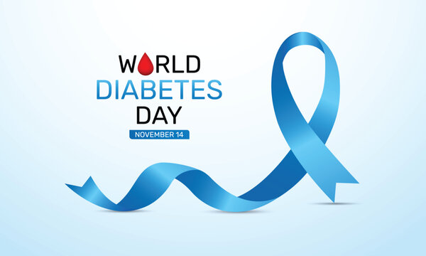 world diabetes day, 14 November world diabetes day, Awareness diabetes day banner
