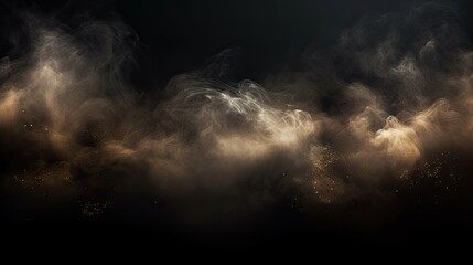 Wallpaper image of Dancing Smoke in a Luminous Dream - A Mystical Journey. Generative AI - obrazy, fototapety, plakaty