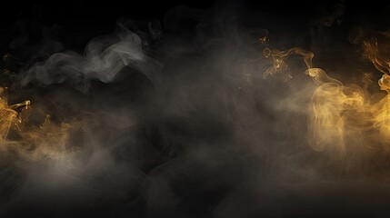 Wallpaper image of Dancing Smoke in a Luminous Dream - A Mystical Journey. Generative AI