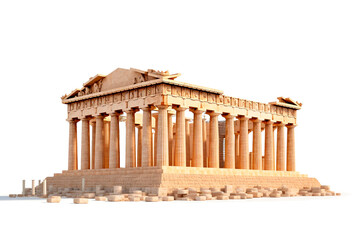 Parthenon, Athens, Greece isolated
 - obrazy, fototapety, plakaty