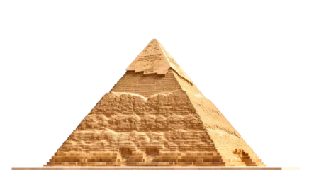 Foto op Canvas Giza pyramid in Egypt isolated object, transparent background © lucas