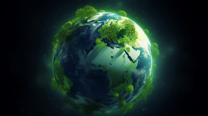 Obraz na płótnie Canvas World environment and earth day concept