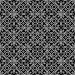 Seamless surface pattern with crossing circles. Symmetric abstract background. Circular ornament wallpaper. Openwork motif. For digital paper, page fill, textile print, web design. Vector illustration