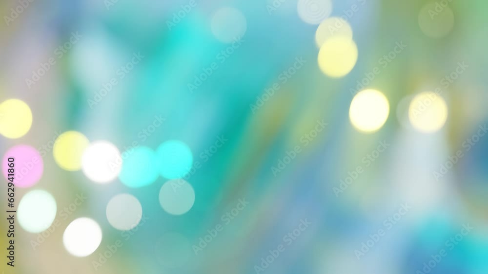 Aufkleber bokeh light blurred circles gradient background animation.
