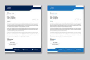 vectors and corporate letterhead template design