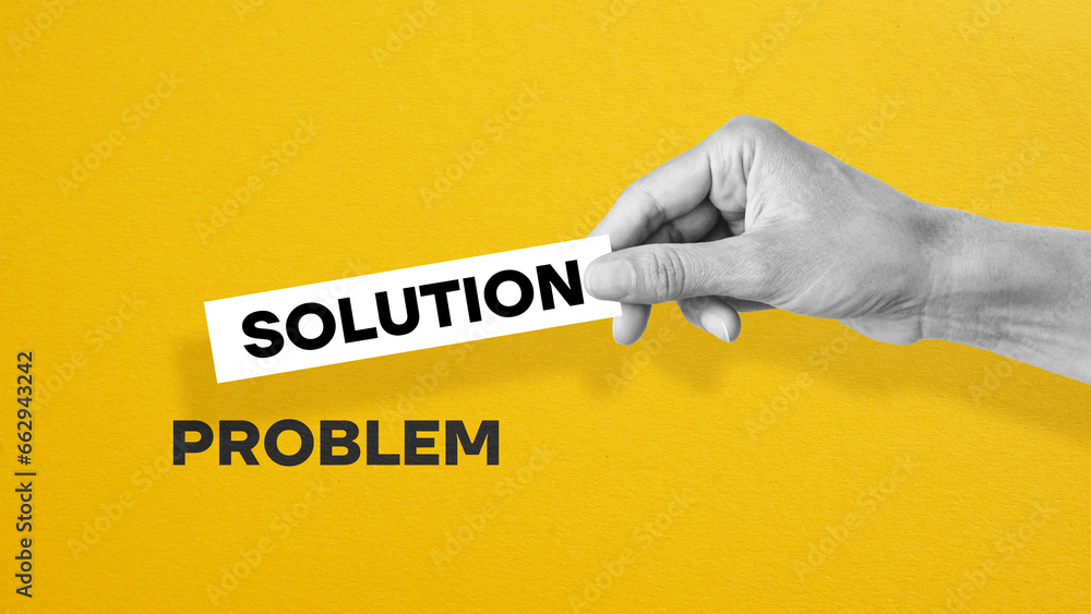 Poster Problem solution is shown using the text. Problem - Analysis - Idea - Solution