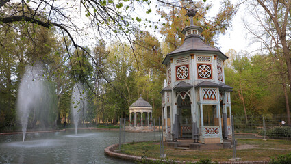 Estanque de los Chinescos, Jardín del Príncipe, Aranjuez, Madrid, España